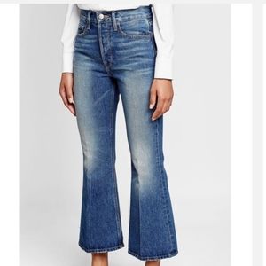 Frame Denim Re-release Rigid Le Crop Flare Jeans
